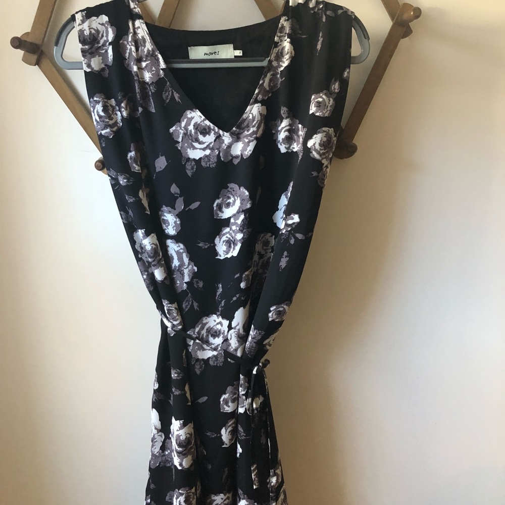 ASOS Black Floral Dress